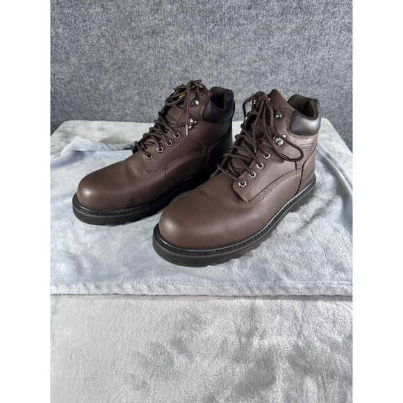 Brazos mens 11D Wyatt ct brown composite safety toe slip resistant main image 8